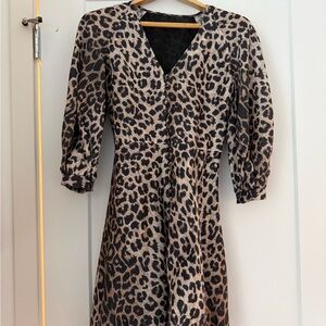 All Saints Ilora Leopard Dress